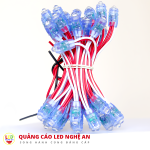 Cung cấp đèn Led tại Nghệ An với sản phẩm LED đúc F5 đế 8mm, màu xanh lá